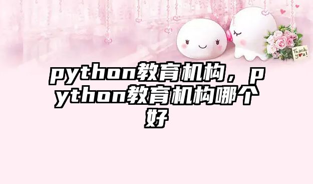 python教育機(jī)構(gòu)，python教育機(jī)構(gòu)哪個(gè)好